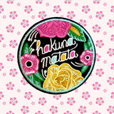 3.15" HAKUNA MATATA Fully-Embroidered Patch with Choice of Backing