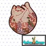 3"×2.55" Cat-Shaped Heart or Heart-Shaped Cat with Choice of Backing